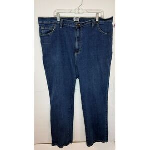 Liberty Blues Jeans 46x38 Big Relaxed Fit Blue Denim Classic 5 Pocket Straight